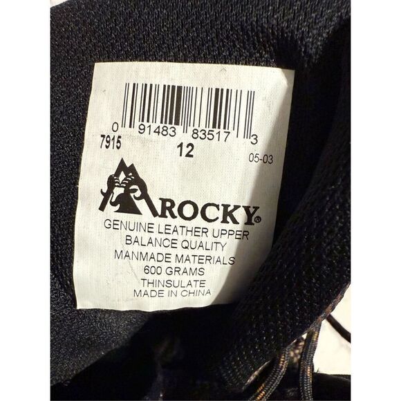Rocky Men\'s Size 12 600g Thinsulate Ultra Duck Boots Brown Leather Outdoor Work main image 4